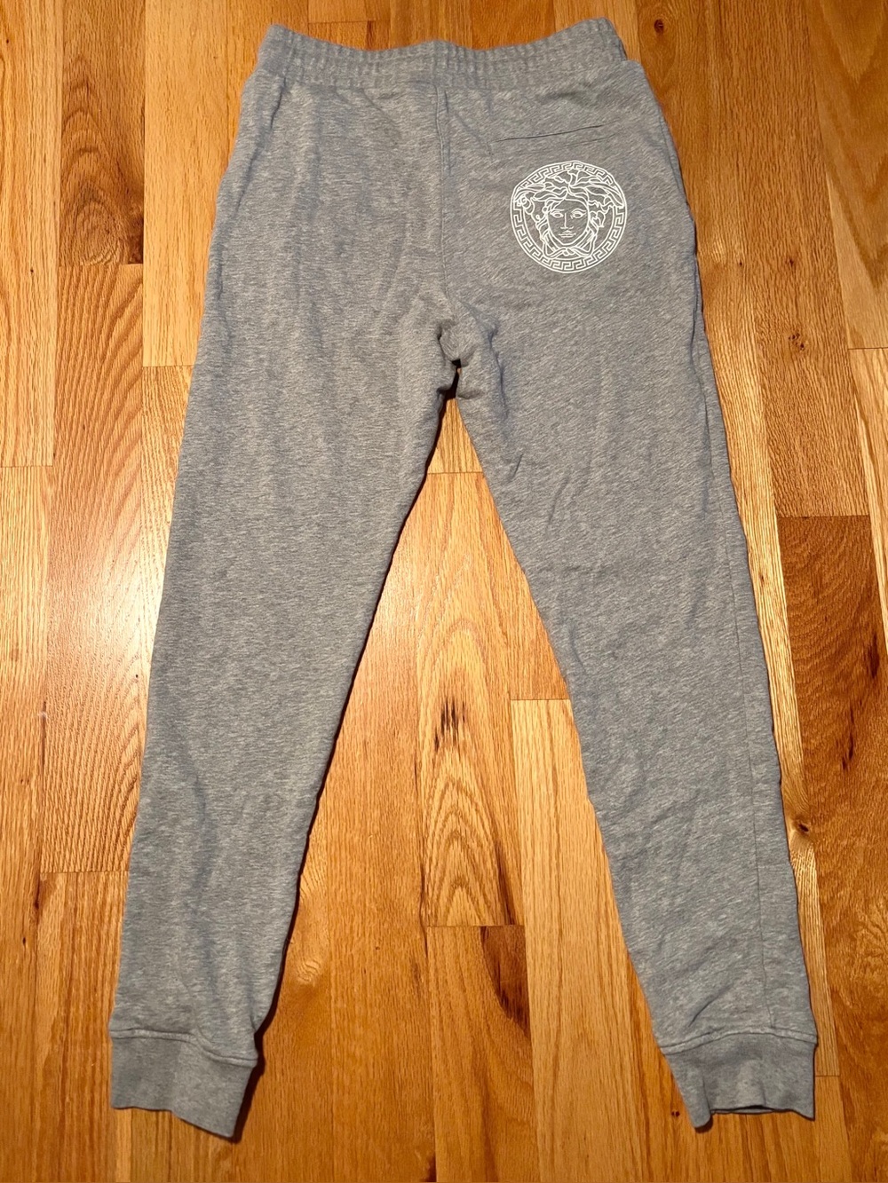 Versace Medusa Logo Gray Jogger Pants